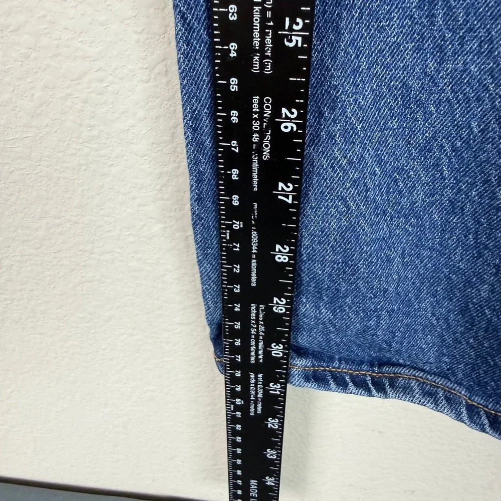 Old Navy Jeans Womens 4 Sky-Hi Wide Leg Extra High Rise Distressed Medium Wash